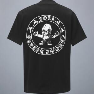 Chrome Hearts Men's Black Short Sleeve T-Shirt